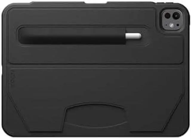Alt view image 7 of 7 - Zugu Case for iPad Pro 11 (M4) 2024 Slim Protective Cover with  Pencil Holder Auto Wake/Sleep Multiple Viewing Angles iPad Pro 11 Inch Cover Phone Protector Black