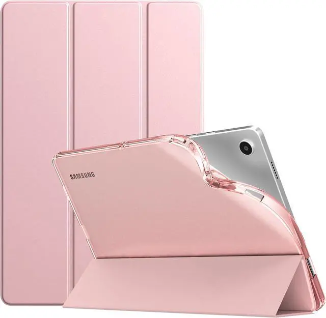 Main image of Case for  Galaxy Tab A9+/A9 Plus 11 2023 Slim Soft TPU Translucent Frosted Back Protective Cover for Galaxy Tab A9+ Tablet SM-X210/X216/X218 Auto Wake/Sleep Rose Gold