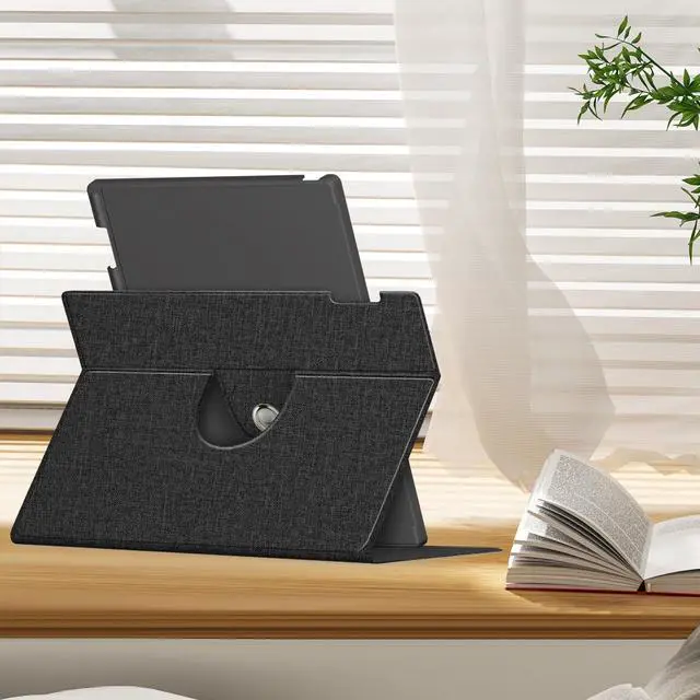 Alt view image 5 of 6 - Case Compatible with Remarkable Paper Pro 11.8 Paper Tablet 2024 Released 360 Degree Rotating Stand Cover with Pen Holder Black