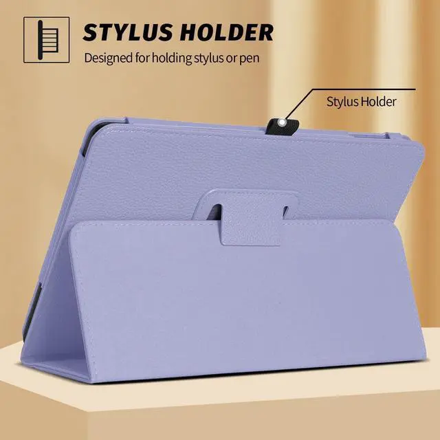 Alt view image 6 of 6 - Folio Case Cover for 10.1-inch Fire HD 10 Tablet (13th / 11th Generation 2023/2021 Release) with Auto Wake/Sleep Compatible with Alcatel/TCL K10 10.1 Tab (Lilac)