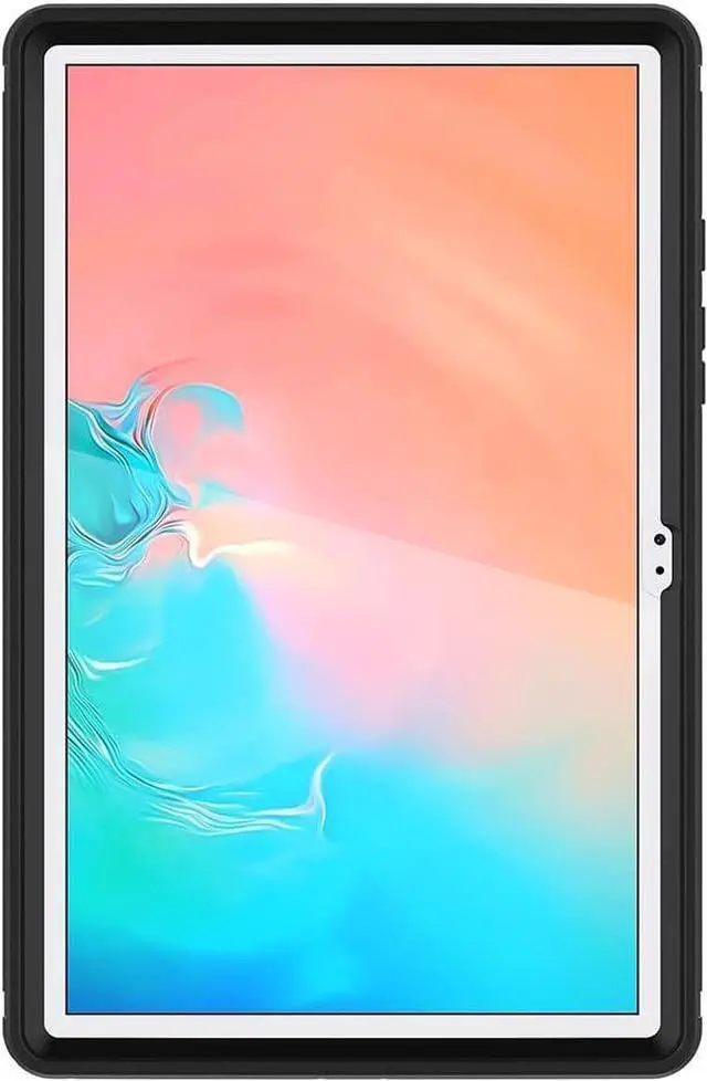 Alt view image 3 of 3 - Defender Series Case for Galaxy Tab A7 Lite - Black Rugged Durable Multi-Layer Protection Rugged Durable Multi-Layer Protection