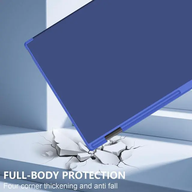 Alt view image 6 of 6 - Case Compatible with Remarkable Paper Pro 11.8 Paper Tablet 2024 Released Folio Protective Case with Pen Holder Dark Blue