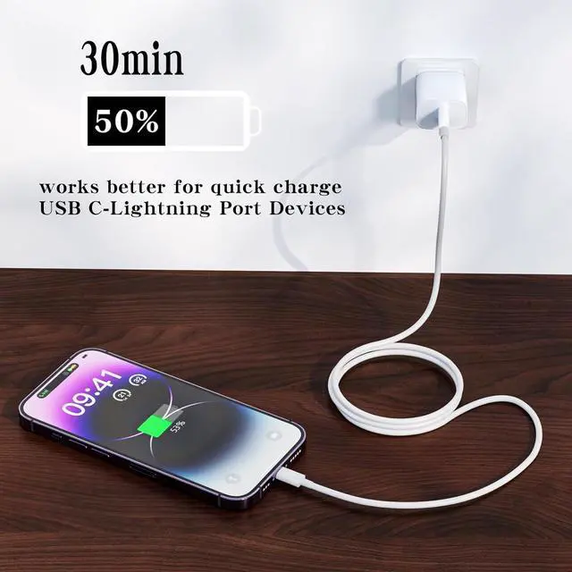 Alt view image 5 of 7 - USB C to Lightning Cable 3FT Type C iPhone Charger Cable Compatible with iPhone 14 13 12 11 Pro Max XR XS X 8 7 6 Plus SE Charger Cord Lightning to USB C for Car CarPlay Cable