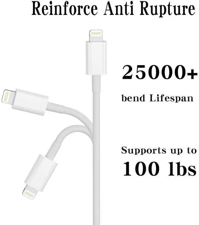 Alt view image 6 of 7 - USB C to Lightning Cable 3FT Type C iPhone Charger Cable Compatible with iPhone 14 13 12 11 Pro Max XR XS X 8 7 6 Plus SE Charger Cord Lightning to USB C for Car CarPlay Cable