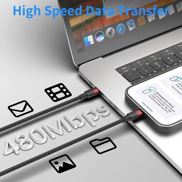 Alt view image 4 of 7 - 6 inch Short USB C to Lightning Cable 3Pack 0.5ft USB C iPhone Charger Cord Nylon Braided Short Type C to Lightning Cable Fast Charging for iPhone 14 13 12 11 Pro Max Mini XR XS SE