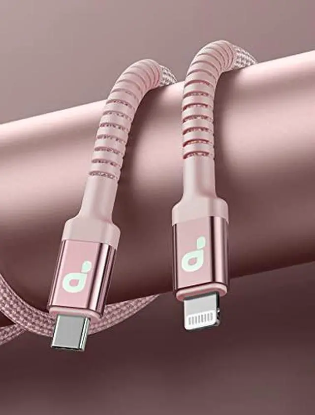 Alt view image 6 of 6 - USB C iPhone Charger Cable Fast Charging 2Pack 6FT USB Type C to Lightning Cable [ MFi Certified] iPhone Fast Charger Cord Compatible with iPhone 14/13/12/11 Pro Max/XS MAX/XR/XS/8/iPad-Pink