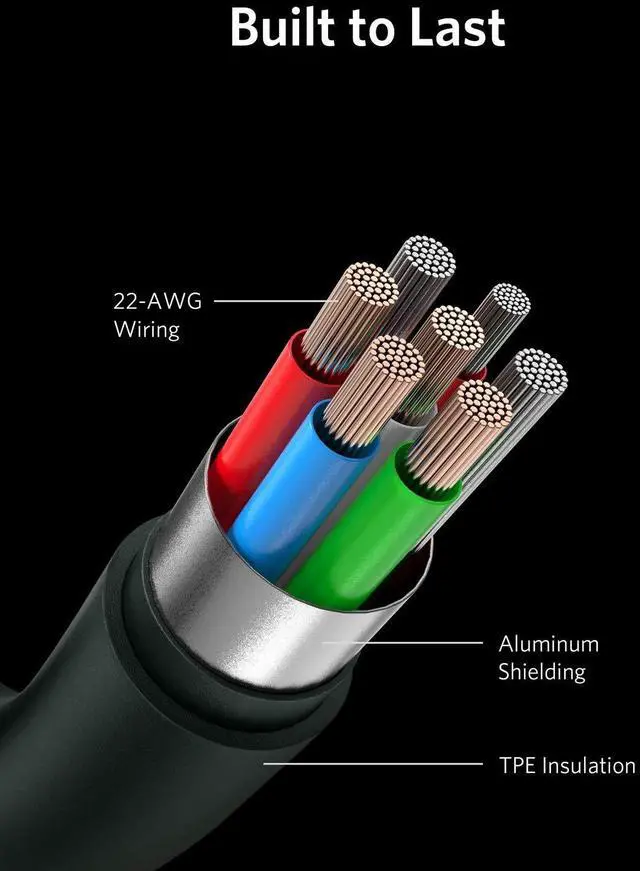 Alt view image 7 of 7 - USB C to Lightning Cable 321 USB-C to Lightning Cable (6ft Midnight Green) MFi Certified Cable for iPhone 13 Pro 12 Pro Max 12 11 X XS Supports Power Delivery (Charger Not Included)