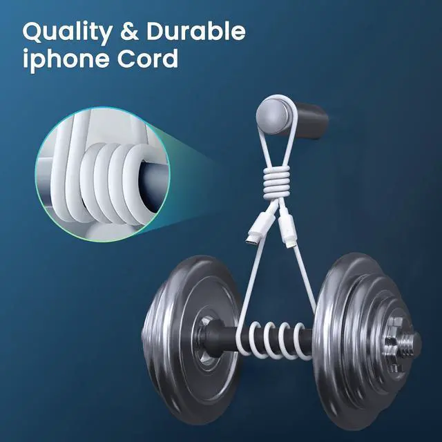 Alt view image 5 of 7 - iPhone Charger Fast ChargingMFi Certified 2Pack 20W PD USB C Wall Charger 6&10FT Cable Fasting Charging Adapter Compatible with iPhone 14Pro/13 Pro/12/12 Pro Max/11 Pro Max/XS Max/XS/XR/X/8 and More