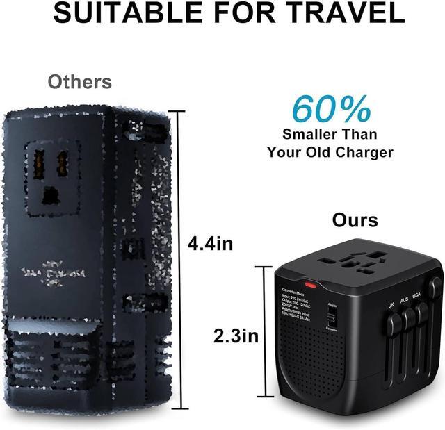 Alt view image 7 of 7 - Travelconverter Adapter Voltage Converter That Steps Down 230 Volts to 120 Volts for use in Over 200 Countries Including The U.S. U.K. Europe and Australia
