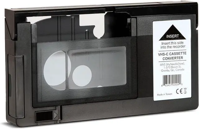 Main image of Original Factory Sealed Store Cassette Adapter for Camcorders SVHS VHS-C to VHS C Ideal for VCR Player VHS Tapes Video Cassette Player and VHS to Digital Converting.