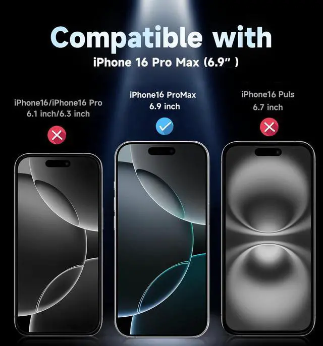 Alt view image 2 of 7 - Screen Protector for iPhone 15 Pro Max Bubble-and-Dust-Free iPhone HD Tempered Glass Durable and Drop-Proof with 9H Hardness Easy Installation Exclusively for iPhone 15 Pro Max(2-Pack)
