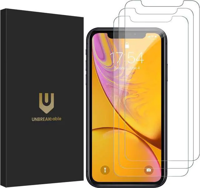Main image of Shatterproof Tempered Glass Screen Protector for iPhone 11/ iPhone XR [3-Pack] [Easy Installation Frame] [9H Hardness] [99.99% HD Clear][Bubble Free] for  6.1
