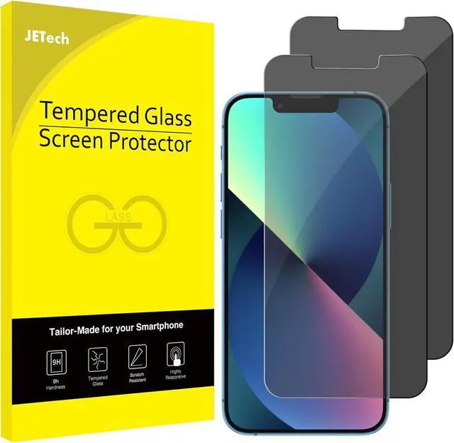 Main image of Privacy Screen Protector for iPhone 16e 2025 iPhone 13/13 Pro 6.1-Inch Anti Spy Tempered Glass Film 2-Pack