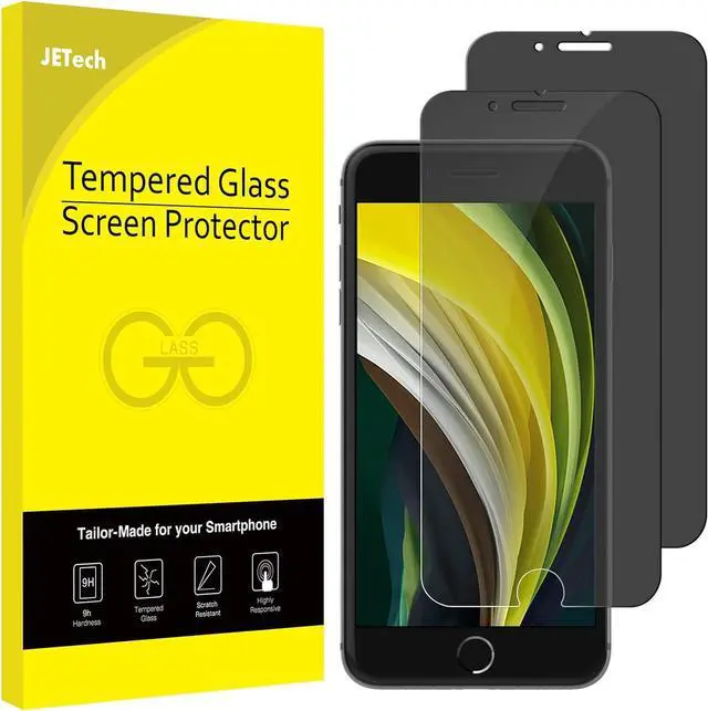 Main image of Privacy Screen Protector for iPhone SE 3/2 (2022/2020 Edition) iPhone 8 and iPhone 7 Anti-Spy Tempered Glass Film 2-Pack