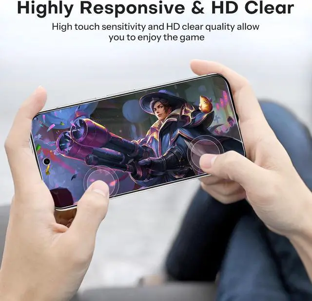 Alt view image 7 of 7 - 3+2 Pack for Google Pixel 9 Pro Screen Protector 3 Pack Tempered Glass Screen Protector & 2 Pack Camera Lens Protector for Pixel 9 Pro 2024 6.3-inch Case Friendly (Not for Pixel 9/9 Pro XL)