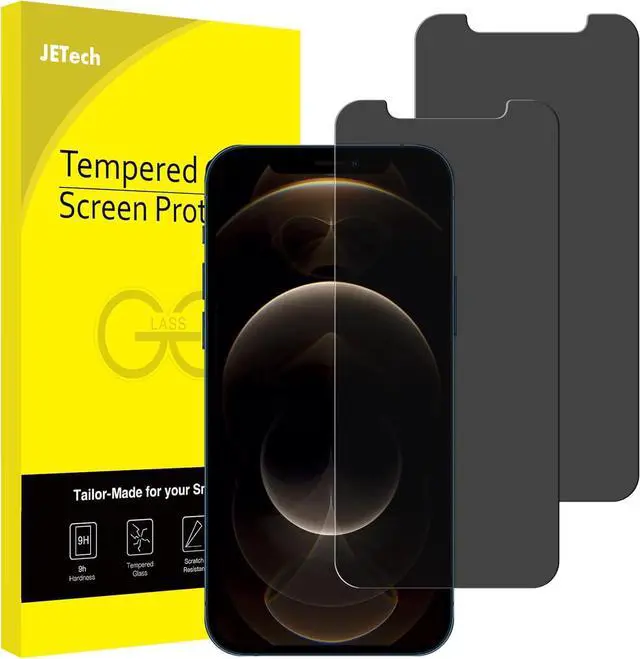 Main image of Privacy Screen Protector for iPhone 12 Pro Max 6.7-Inch Anti Spy Tempered Glass Film 2-Pack