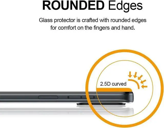 Alt view image 3 of 5 - (3 Pack) Designed for Motorola Moto G 5G (2023) Tempered Glass Screen Protector Anti Scratch Bubble Free