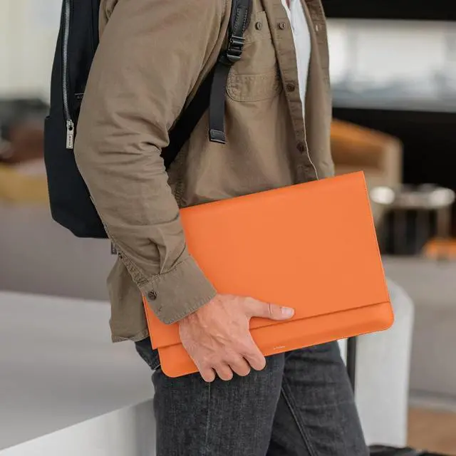 Alt view image 5 of 5 - Hybrid Laptop Sleeve | Portable Desk Mat and Laptop Sleeve (Terracotta 14)
