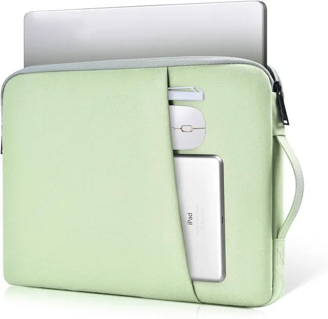 Main image of Laptop Sleeve Case 15.6 16 Inch Carrying Computer Bag for  HP   Chromebook Laptop Notebook Aspire/ Inspiron/HP Pavilion/HP Victus 15/ Zenbook Green