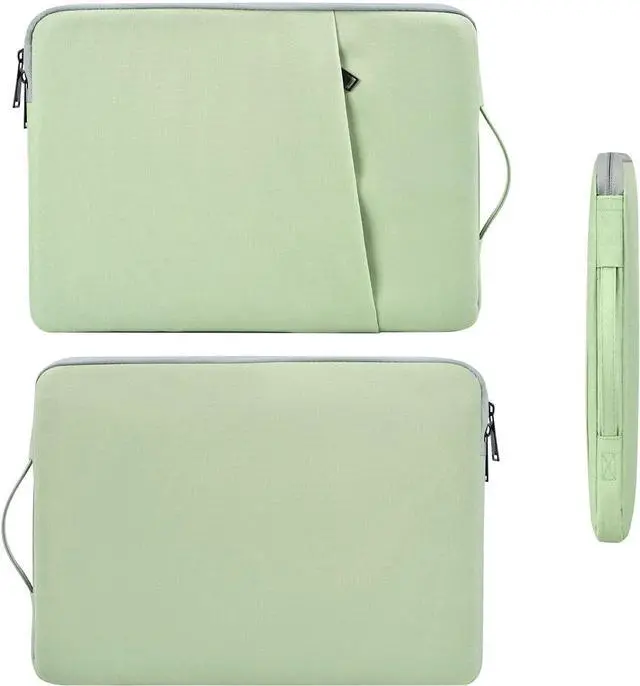 Alt view image 2 of 7 - Laptop Sleeve Case 15.6 16 Inch Carrying Computer Bag for  HP   Chromebook Laptop Notebook Aspire/ Inspiron/HP Pavilion/HP Victus 15/ Zenbook Green