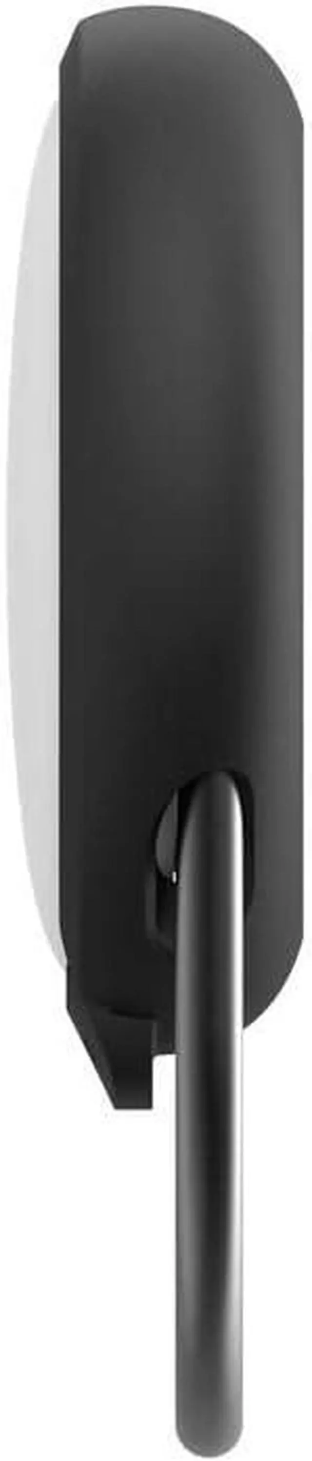 Alt view image 3 of 5 - Slim Case for AirTag | Made with Stainless Steel and TPU | Securely Holds Your  AirTag | Easily Attach to Keys or Anything You Want to Track with The Open Key Ring | Black