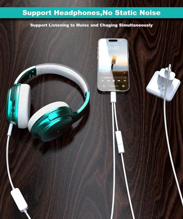 Alt view image 4 of 7 - Aux to USB C 2-in-1 USB-C to Aux Cord with Charge Port Work for iPhone 16/15 Pro Max Car USB Type-C to 3.5mm Male Audio Cable Support Calls & Fast Charging for Car Stereo Speaker Headphones