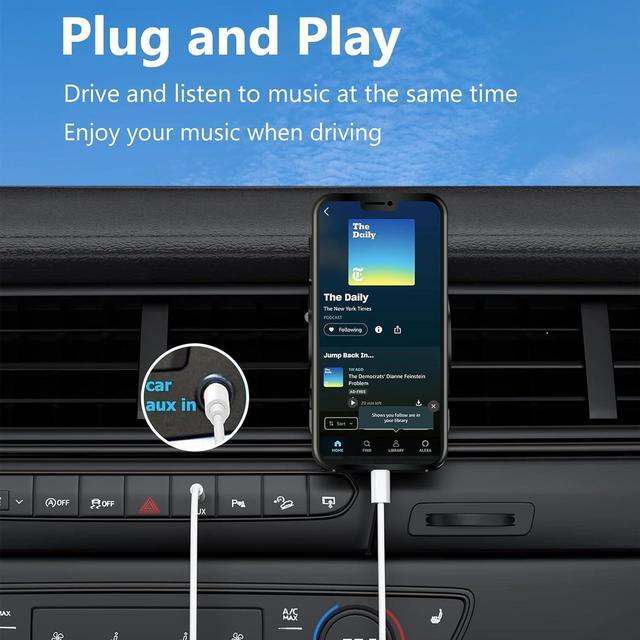 Alt view image 4 of 7 - USB C to 3.5mm Audio Aux Jack Cable Aux Cord for iPhone 15 Type C to 3.5mm Headphone Car Stereo Cord Compatible with iPhone 16 Plus /15 Pro Max  Galaxy S23 S22 Note 20 Pixel 5 XL