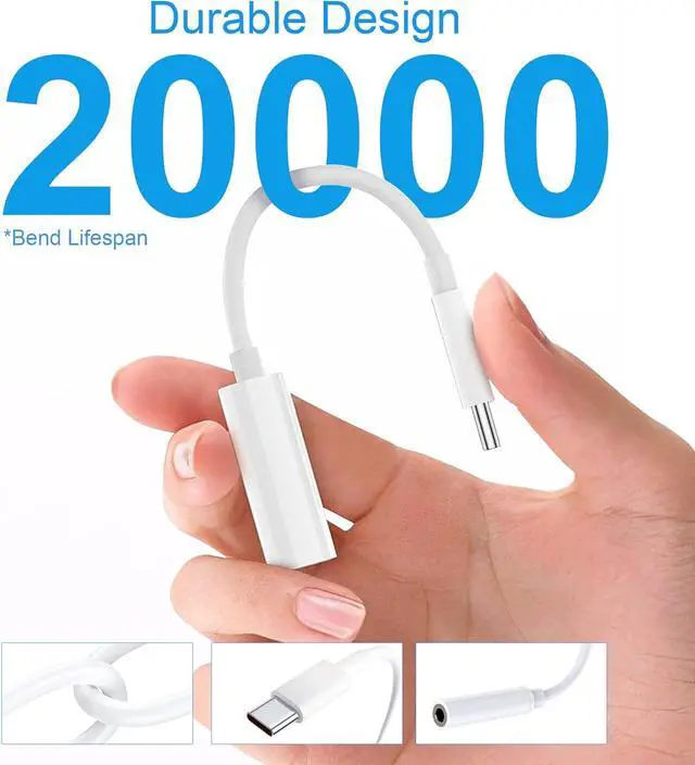 Alt view image 7 of 7 - USB-C to 3.5 mm Headphone Jack Adapter 3 Pack USB C to Aux Audio Dongle Cable Cord Compatible with iPhone 15 16 Series iPad Pro Galaxy S23/S22 Ultra Headphone Adapter