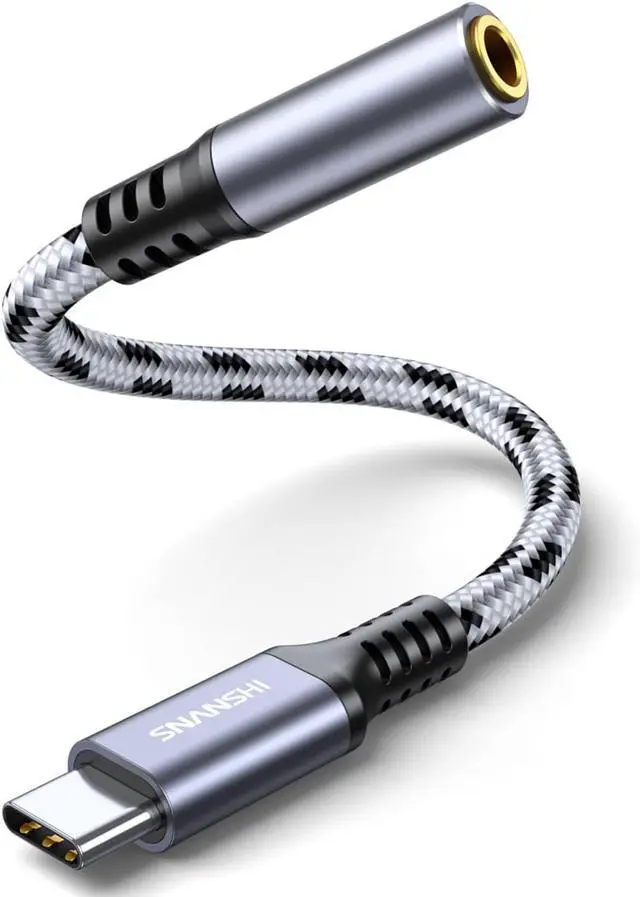 Main image of USB C to 3.5mm Audio Adapter - USB C Headphone Adapter Compatible with iPhone 16/15 Pro Max/15 Pro/15  Galaxy S24/S23/S22/S21 Ultra iPad Pro Pixel 8