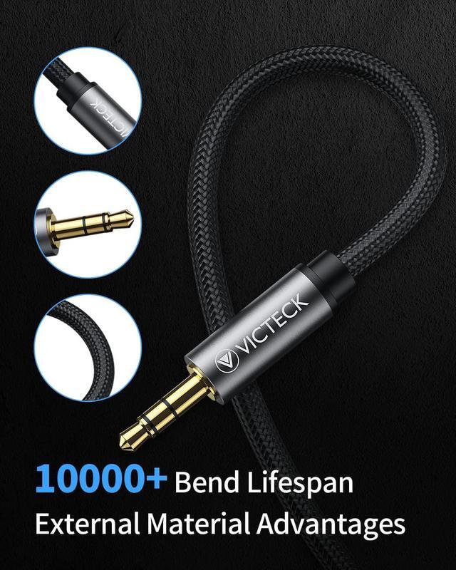 Alt view image 5 of 7 - Headphone Extension Cable 16FT Hi-Fi Sound 3.5mm Extension Cable TRS Gold Plated Jack 3.5mm Audio Cable Male to Female Aux Cord Extender Compatible with iPhone iPad Tablets Media Players
