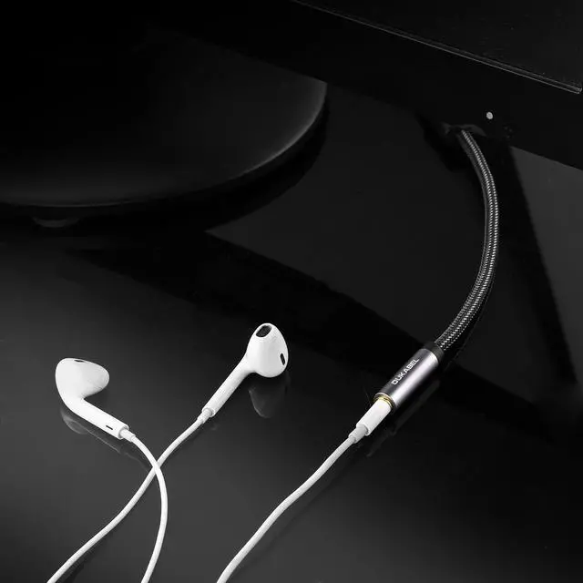 Alt view image 3 of 7 - Headphone Extension Cable 3.5mm TRRS Headphone Extension with Mic Male to Female Stereo Audio Cable for Smartphone PC TV Headset PS4 Controller Car Speaker etc.(4ft/1.2m)