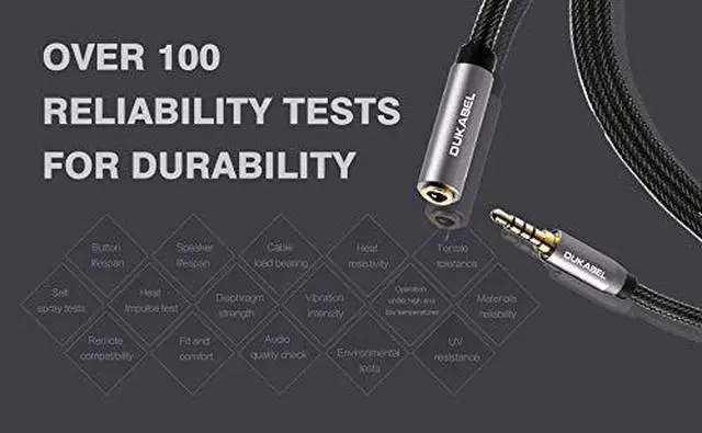 Alt view image 3 of 7 - 3.5mm Extension Cord (8 Feet/2.4Meters) TRRS 4-Pole Headphone Extension Male to Female Mic-Supported 3.5mm Audio Extender for Smartphones TV Cars Speaker Headset Microphones PC etc.