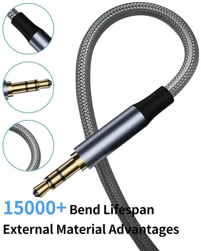 Alt view image 3 of 7 - Headphone Extension Cable 5M 3.5 AUX Extension Cable Male and Female 3.5mm Stereo Audio Extension Cable AUX Jack Auxiliary Cable Extension Cable Compatible with iPhone iPad Tablet Media Player etc