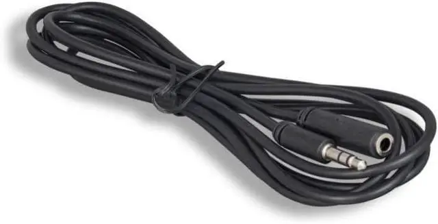 Alt view image 2 of 4 - ZAVD32C3-06 3.5mm Stereo Slim Audio Cable M/F Extension 6 28AWG