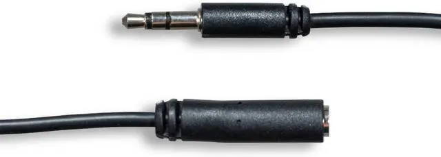 Alt view image 3 of 4 - ZAVD32C3-06 3.5mm Stereo Slim Audio Cable M/F Extension 6 28AWG