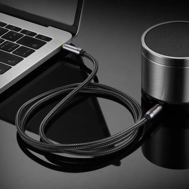 Alt view image 3 of 7 - Top Series 3.5mm AUX Cable Lossless Audio Gold-Plated Auxiliary Audio Cable Nylon Braided Male to Male Stereo Audio AUX Cord Car Headphones Phones Speakers Home Stereos (4 Feet /1.2 Meters)