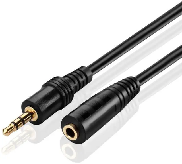Main image of TNP AUX Headphone 3.5mm Extension Cable (10 Feet) - Male to Female Extender Audio Auxiliary Jack Adapter Wire Cord Plug Connector for iPhone iPod iPad Smartphone Tablet Home Car Speaker System