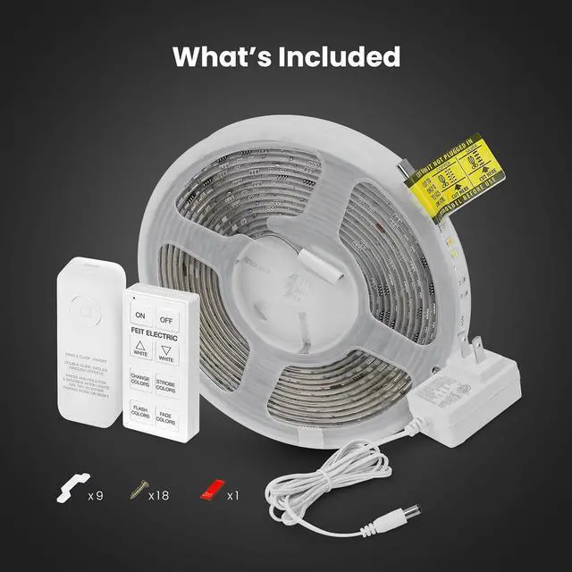 Alt view image 6 of 7 - Smart Light Strip 16FT Ultrathin RGBW Color Chasing LED Light Strip 2.4GHz Wi-Fi Enabled Works with Alexa and Google Home Assistant Remote Control (0.4in x 192in) TAPE192/CHASE/AG