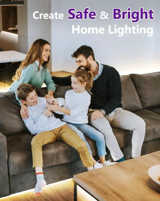 Alt view image 2 of 7 - COB LED Strip Lights Neutral White 4000K 16.4ft Premium High Density 24V Tape Light 2560LEDs 350+ LM/FT CRI 90+ IP30 Lighting for Kitchen Cabinets UL Listed(Power Source Not Included)