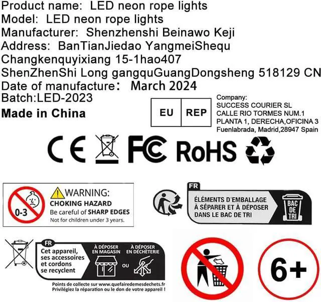 Alt view image 2 of 7 - 100ft Led Strip Lights Long Smart Led Light Strips Music Sync 5050 RGB Color Changing Rope Lights Bluetooth APP/IR Remote/Switch Box Control Led Lights for Bedroom Home Decoration Party Festival