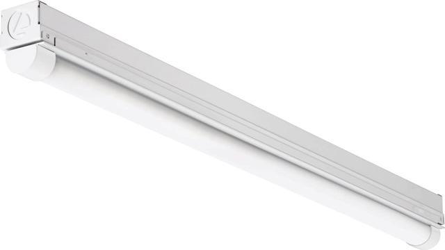 Main image of 2ft Light Fixture LED Strip Light 120V 4000K Cool White Light 2-Foot 1-Light White (MNSL L23 1LL 120V 40K 80CRI M6)