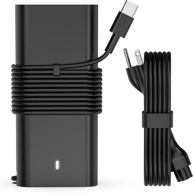 Main image of New 65W 45W USB C Charger for  Laptop Charger USB C Chromebook 3100 3300 3380 3400 3500 Latitude 5000 5420 5520 5320 XPS 13 9250 9360 9365 9370 Type C Travel Laptop Power Adapter