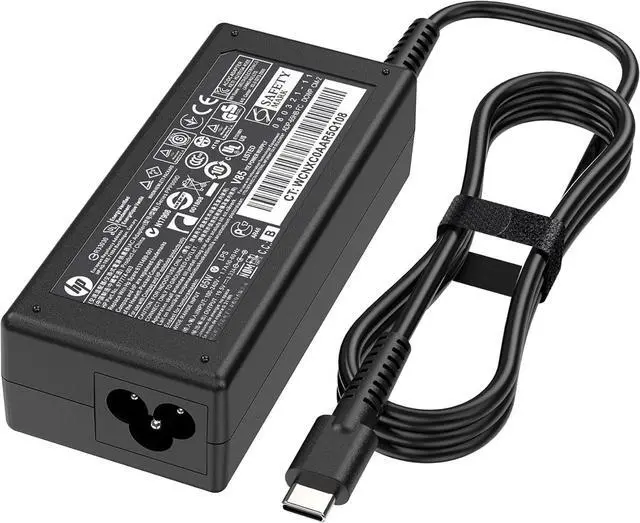 Main image of 65W 45W USB C Laptop Charger for HP EliteBook X360 840-G5 830-G8 840-G6 Chromebook 14 X360 ProBook 430 440 445 G5 G6 G8 HP Envy X360 13 15 Spectre X360 Elite X2 USB-C Fast Charger AC Power Adapter