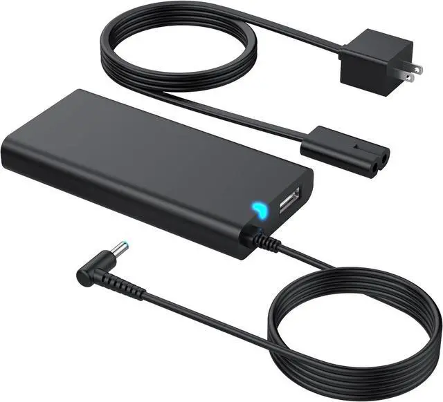 Main image of 65W 45W AC Adapter for HP Elitebook ProBook X360 Pavilion Envy Spectre Stream and More Laptop Power Supply Charger Cord