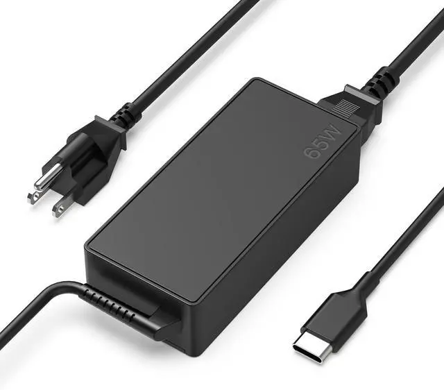 Main image of Laptop Charger Type C 65W 45W USB C Compatible with Lenovo Dell Hp Acer chromebook Asus Samsung Google Computer Charger AC Adapter Power Cord Supply