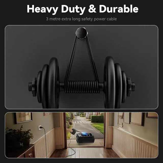Alt view image 3 of 7 - Compressed Air Duster 550W Electric Air Duster Super Powerful Air Blower Duster for Laptop Electric Duster for PC Cleaning Kit Electronics and Home Cleaning Datavac Dust Blower to Replaces Can Air