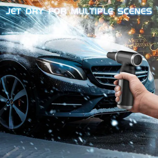 Alt view image 7 of 7 - Electric Compressed Air Duster - 33 0000 RPM Rechargeable Cordless Turbo Blower Portable Air Blower Gun for Cars PC Keyboard Home & Outdoor Dust Cleaning (Replaces Compressed Air Cans)