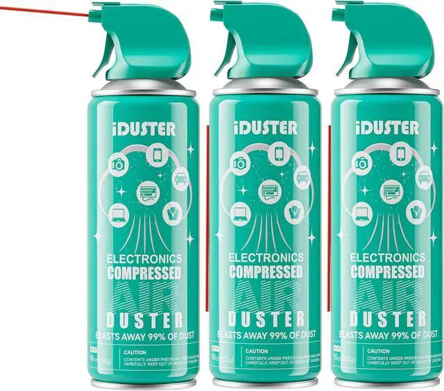 Main image of Keyboard Cleaner Air Spray - Canned Air for PS5 Computer PC Keyboard Electronics 3PCS(10oz)