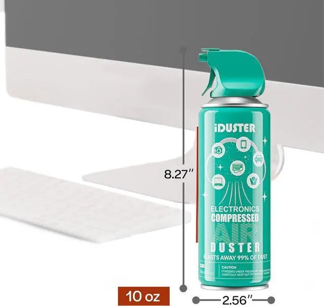Alt view image 5 of 7 - Keyboard Cleaner Air Spray - Canned Air for PS5 Computer PC Keyboard Electronics 3PCS(10oz)