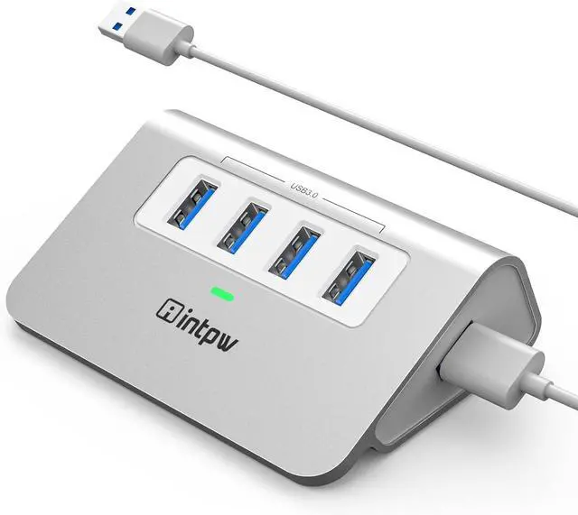 Main image of USB 3.0 Hub Aluminum 4 Port USB Data Hub 3.0 Multi USB Port Expander Dongle USB Extension Multiport Adapter with 3.3ft Cable USB Splitter for Laptop PC/Xbox/Flash Drive/Printer/Camera/Keyborad/Mouse